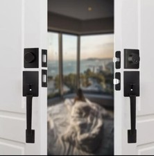 Exterior And Interior Duty Door Lock Set , For Double Door  