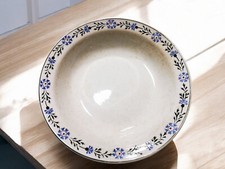 ANCIEN PLAT ROND CREUX EN PORCELAINE VILLEROY ET BOCH