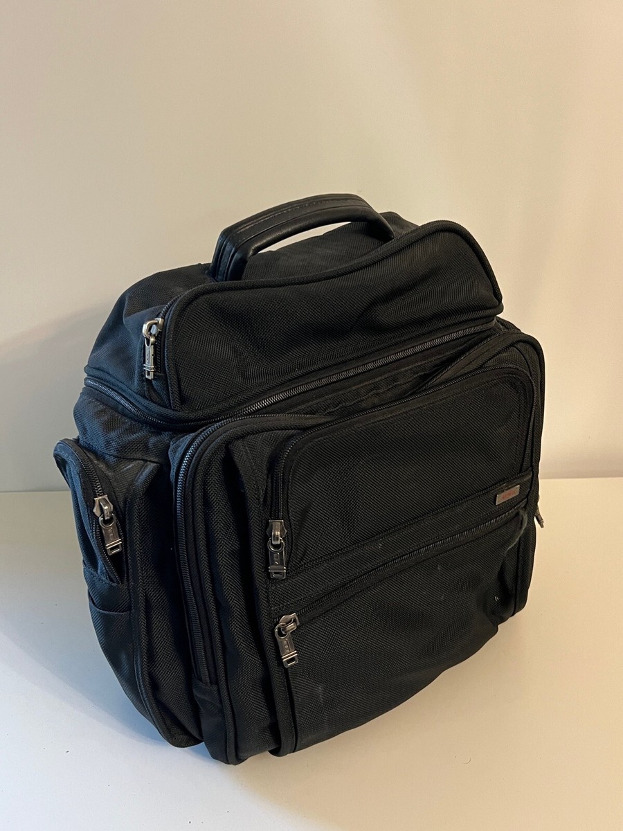 Tumi Black Ballistic Nylon Backpack Travel Bag Tumi Black Ballistic Nylon Backpack Travel Bag