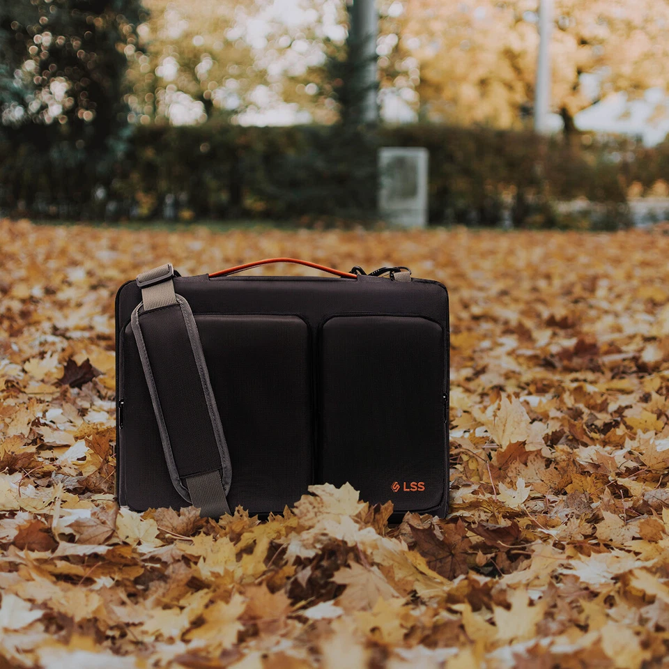 Funda para portátil bolsa protectora a prueba de golpes 14-15,6 pulgadas negra Foto 3 de 4