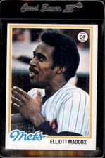 1978 Topps #442 Elliott Maddox New York Mets - Nice Card