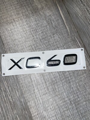 New* / OEM* Volvo XC60 Rear Liftgate Nameplate Emblem Sport Chrome ...