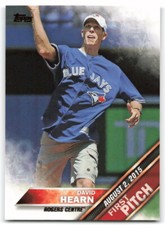 2016 Topps #FP-20 David Hearn Toronto Blue Jays First Pitch