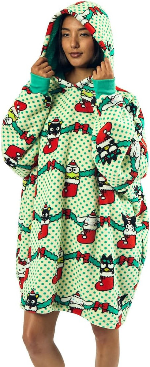 Tipsy Elves Plaid Blanket Hoodie Shark Tank Sweater Blanket Online