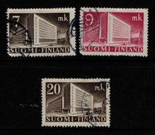 Finland 1942 Post Office SG382-84 Used