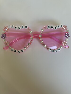 Taylor Swift Eras Tour Concert Heart Sun Glasses Merch Heart Glasses