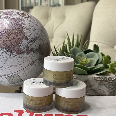 3x ELEMIS Pro-Collagen Cleansing Balm Treatment 0.3 oz/ 10 g NWOB F3b4