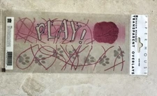 PAPER HOUSE WINDOW WONDERS TRANSPARENT OVERLAYS CAT THEME YARN PAW PRINTS *