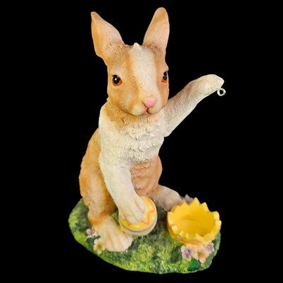 Yankee Candle Easter Bunny Tart Burner Eggs MISSING BOWL AND TEALITE CUP READ