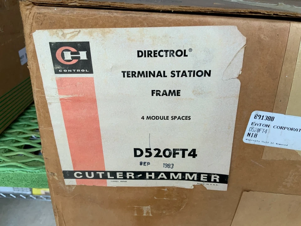 Cutler-Hammer D520FT4 Directrol Terminal Station Frame - Image 2 of 2