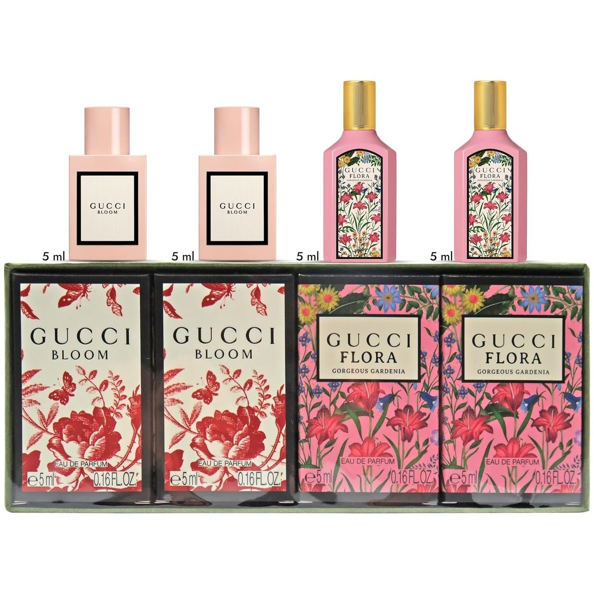GUCCI フローラミニチュアセット　5ml フローラ バイ グッチ ミニ香水セット 5ml×4 GUCCI FLORA BY