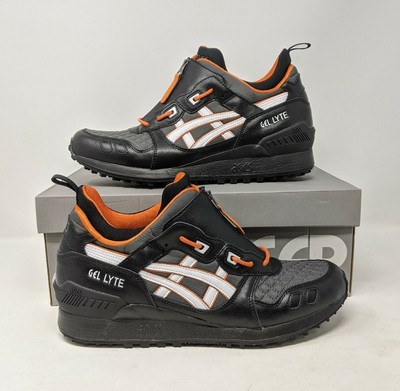 New Asics Tiger Gel Lyte Mt Men 10 5 Sneakers Mountain Hiking Shoes Black Orange Ebay