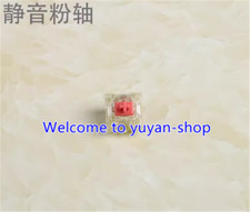 20Pcs Cherry MX Pink RGB Clear 3Pin Mechanical Key Switch Plate Mount T66A YS