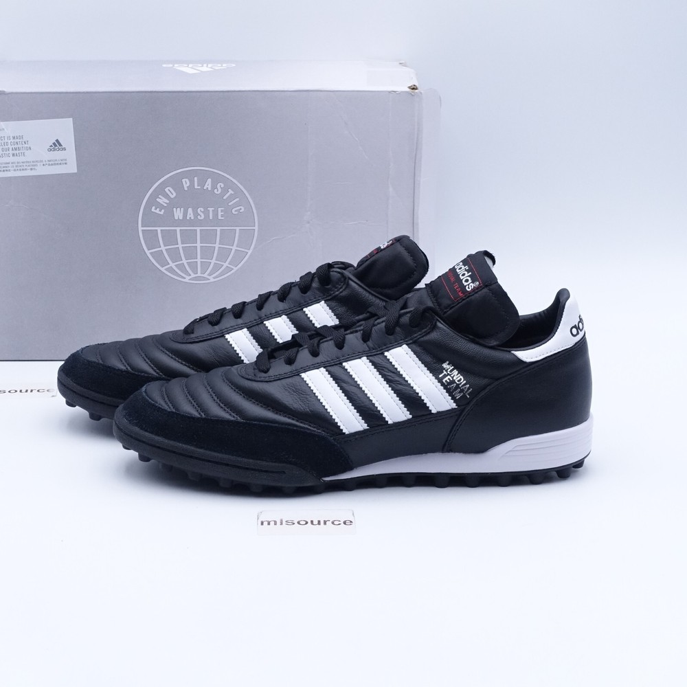 Size 13 Men's adidas Mundial Team Turf Soccer Shoes 019228 Black/White