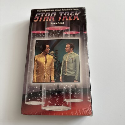 Star Trek Original & Uncut TV Series Episode 24 Space Seed VHS  
