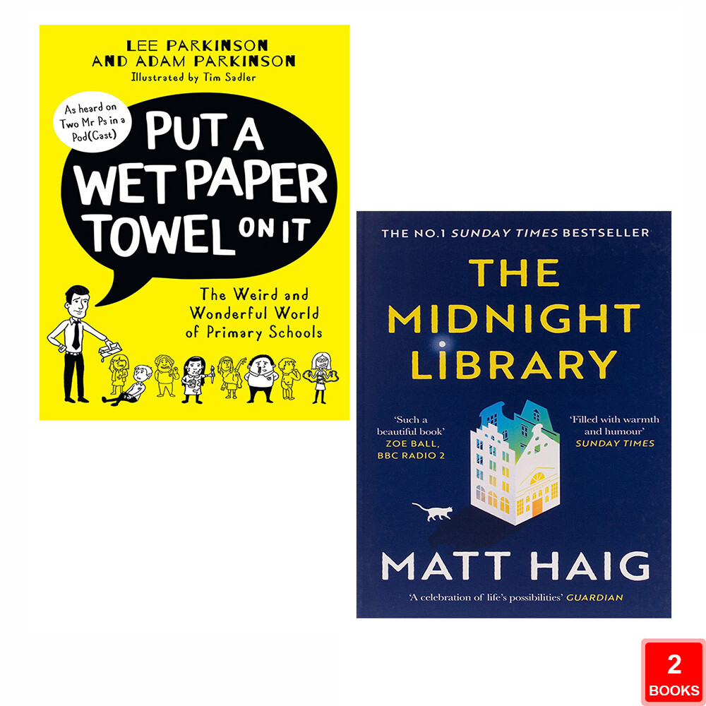 Put A Wet Paper Towel on It, Midnight Library Matt Haig 2 Books Collection Set