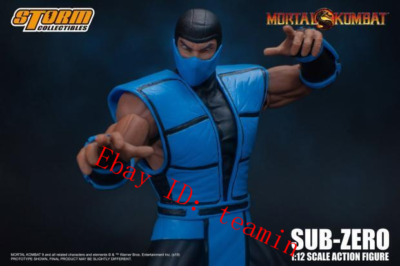 モータルコンバット ストーム コレクタブルズ サブゼロ 1/12 Storm Toys Mortal Combat Blue Ninja SUB-ZERO Standard Ver 1/12
