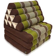 Thaimatte Kapokmatte Faltmatte Liegematte Meditationskissen 180 cm Braun Grün