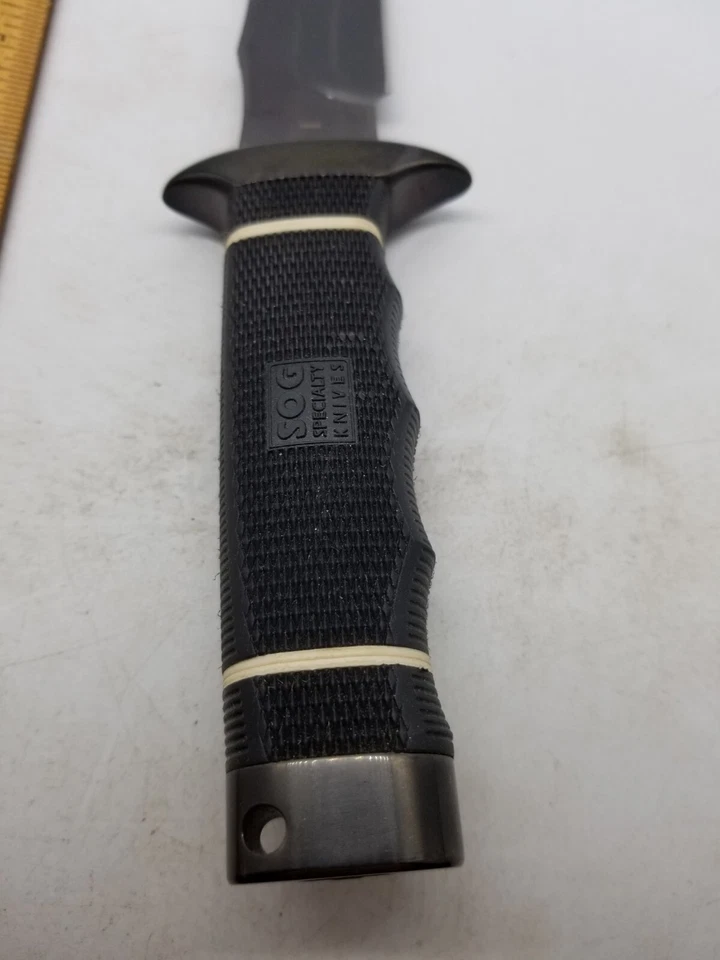 SOG Knife S10B Tech Bowie Fixed Blade With Sheath 6 1/2 " Blade With Box New - Image 3 of 4