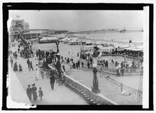 8" x 10" 1900s photo Argentine Rep. Mar del Plata swimming pool