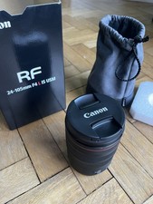 Canon RF 24-105mm F/4l Is USM Zoom Lens - Perfect Condition With Box And Case