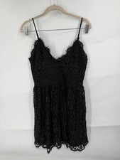 NBD Little Black Dress Lace Mini Women S Black LBD Party Cocktail Romantic Fairy