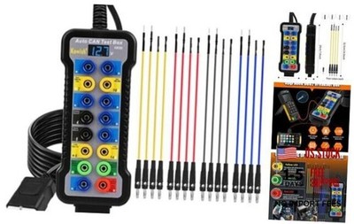 OBD2 Breakout Box Powerful OBDII Protocol Detector, 16 Pin Automotive CAN