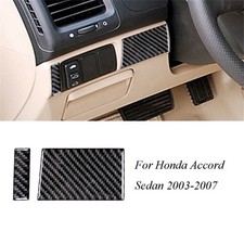 For Honda Accord Saloon 2003-2007 Carbon Fiber Interior Dash Stickers Trim Cover