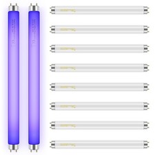 Qualirey 10 Pack Bug Zapper Replacement Light Bulbs 10W for 20W Indoor Bug Zappe
