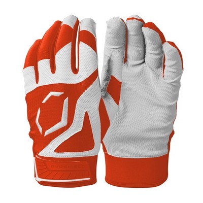 Evoshield Srz 1 Adult X Large Orange Batting Gloves Breathable Comfort Fit