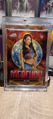 Aj Lee WWE Topps Cosmic Chrome Planetary Pursuit Mercury