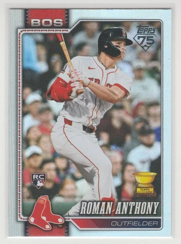 2026 Topps Rookie ROMAN ANTHONY Rc SILVER HOLOFOIL SP *Red Sox* MINT