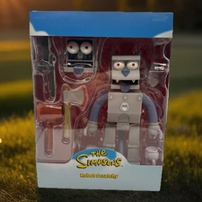 Robot Scratchy The Simpsons Super7 Ultimates Action Figure