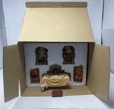 Enesco Cherished Teddies “We Bear Thanks” Thanksgiving Collection 1996