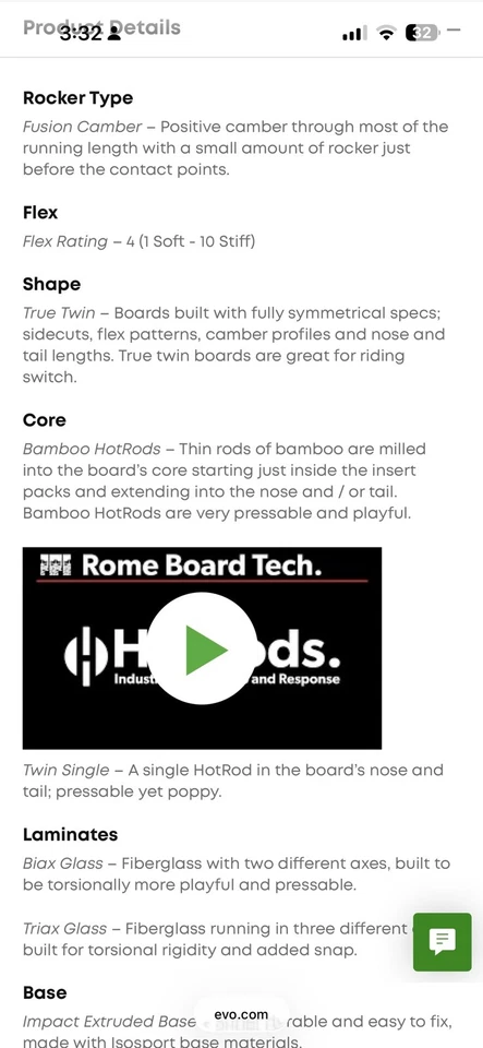 Snowboard Rome Hype 143 - Totalmente Nuevo Foto 2 de 2