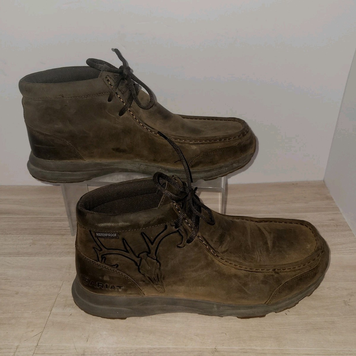 Ariat Boots Mens 8.5 Leather Spitfire Waterproof Outdoor  display picture 2