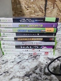  Xbox 360 White Has Been Cleaned and Tested New Thermal Paste 9 Games