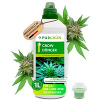 PurgrüN Grow DüNger, Npk 7+3+6, FüR Indoor & Outdoor, 1L