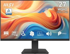 msi PRO MP273Q E14 27-inch IPS 2560 x 1440 QHD Computer Monitor, 144Hz, NEW