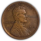 1916 Lincoln Wheat Cent Extremely Fine XF Coin #24259