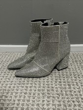 Rhinestone Ankle Boots