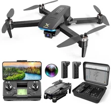 GPS Four-Axis Aerial Drone FPV RC Quadcopter w Camera, Auto Return, Follow Me +