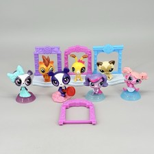 Littlest Pet Shop Pets Toys McDonalds Happy Meal Hasbro LPS 2012 - 2015 Lot of 7
