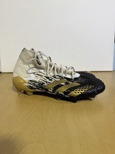 Adidas Predator Mutator 20.1 White Gold Black Soccer Cleats Men Size 8