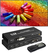 Video Wall Controller Processor 4K 2x2 HDMI DVI 1x2 1x3 1x4 Multi Screen Splicer