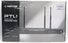 PHENYX PRO PTU 7000-4B Wireless Microphone System - 328ft Range