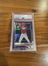 Brady House 2021 Bowman Draft Chrome Purple Refractor /250 Rookie PSA 10 Gem MT