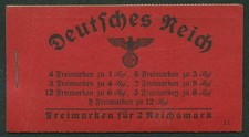 Dt. Reich 1940/41 Markenheftchen Hindenburg MH 39.1 postfrisch, bügig