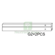 1PZ  TRAVE G2 PER GAZEBO IN ALLUMINIO SAHARA MT.3X4 TELO ECRU: