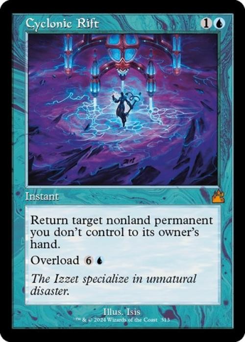 MTG English Cyclonic Rift (Retro Frame) NM Foil Ravnica Remastered